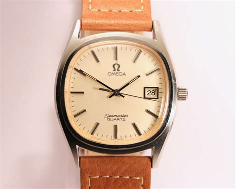 vintage omega quartz watch|omega quartz watch used.